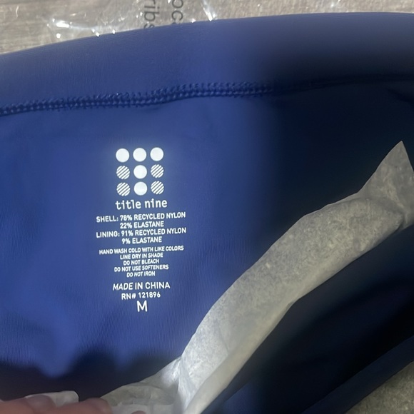 Title Nine Genie Bikini Bottom  NEW Navy Blue - Picture 7 of 9